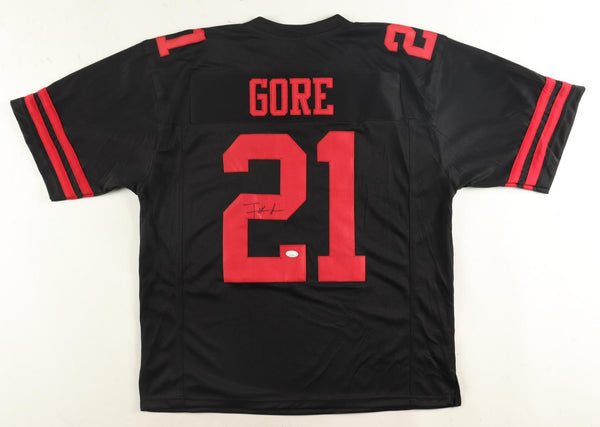 Frank Gore Signed San Francisco 49ers Color Rush Jersey (JSA COA) 5xPro Bowl R.B