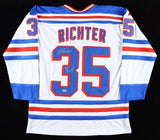 Mike Richter Signed Rangers Jersey Inscribed "94 Cup! (PSA) New York Goaltender