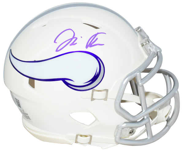 TAI FELTON AUTOGRAPHED MINNESOTA VIKINGS WHITE SPEED MINI HELMET BECKETT