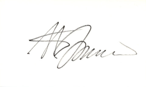 Steve Spurrier Autographed Florida Gators Index Card Beckett 45379