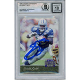 Emmitt Smith Autographed 1994 Playoff Contention #20 Card 10 Grade Beckett 49902