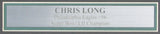 Chris Long Philadelphia Eagles Signed/Autographed 8x10 Photo Framed JSA 157830