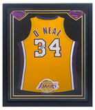 Shaquille O'Neal Autographed Los Angeles Lakers M&N Framed Jersey Fanatics