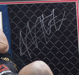 Khabib Nurmagomedov Signed Framed 16x20 UFC Choke Photo Vs Conor McGregor JSA