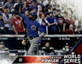 Dexter Fowler Signed 2016 World Series Baseball (Schwartz)Chicago Cub Outfielder