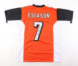 Boomer Esiason Signed Cincinnati Bengals Orange Jersey (Beckett) 4xPro Bowl QB