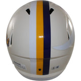 Justin Jefferson Autographed Minnesota Vikings F/S Retro Helmet Beckett W 56179