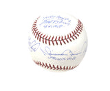 Derek Jeter/Rivera/Wetteland/Brosius Yankees WS MVP Signed Baseball MLB/Steiner