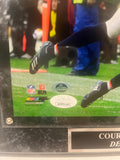 Courtland Sutton Autographed Denver Broncos 8x10 Photo -- with Plaque JSA COA