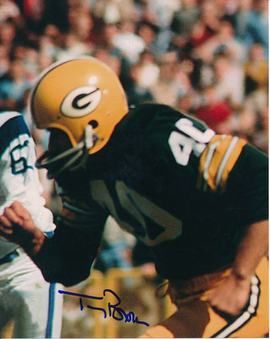Tom Brown Packers Signed/Autographed 8x10 Photo PASS 125769