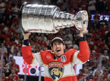 Tomas Nosek Signed Florida Panthers Logo Puck (JSA) 2025 Stanley Cup Champion