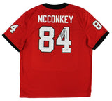 Ladd McConkey Signed Georgia Bulldogs Nike Game Red NCAA Jersey