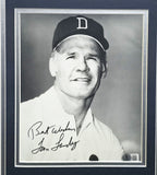 Tom Landry Autographed Framed 8x10 Photo Cowboys Best Wishes Beckett QR #BP55234