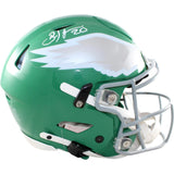 Brian Dawkins Signed Philadelphia Eagles Helmet Speedflex Alt 23 Beckett W 58604