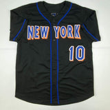 Autographed/Signed Gary Sheffield New York Black Baseball Jersey PSA/DNA COA