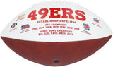 Joe Montana San Francisco 49ers Personalized Autographed White Panel Football