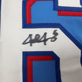 Autographed/Signed Josh Jung Texas Light Blue Jersey Beckett BAS COA