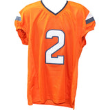 Patrick Surtain Autographed/Signed Pro Style XL Orange Jersey Beckett 49847