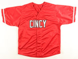 T J Friedl Signed Cincinnati Reds City Connect Custom Style Jersey (Beckett)