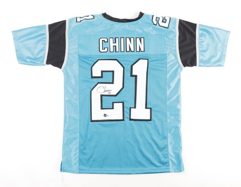Jeremy Chinn Signed Panthers Jersey (Beckett) Carolina 2020 2nd Round Pick D.B