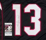 Kurt Warner Signed Arizona Cardinals Black Jersey (JSA COA) Super Bowl XLIII Q.B