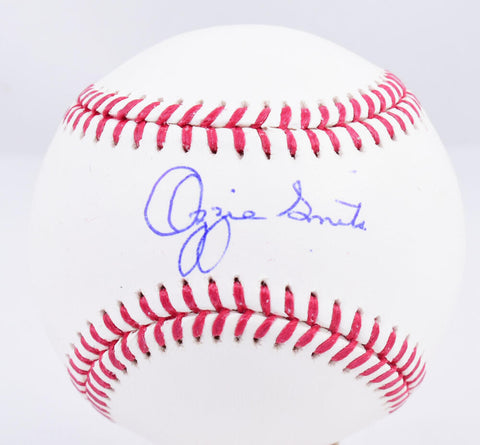 Ozzie Smith Autographed Rawlings OML Baseball - Fanatics *Blue