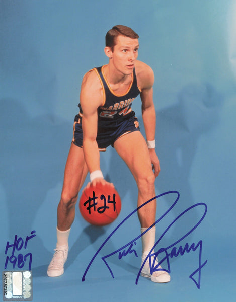 Rick Barry Autographed 8x10 Photo Golden State Warriors "HOF 1987" SKU #244908