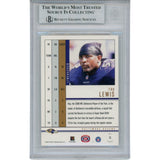 Ray Lewis Autographed 2001 Pacific Dynagon #8 Trading Card Slab Beckett 53514