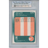 Spud Webb Autographed/Signed 1988 Fleer #4 Trading Card Slab Beckett 51918