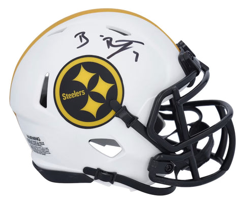 Ben Roethlisberger Autographed Steelers Lunar Eclipse Mini Helmet Fanatics