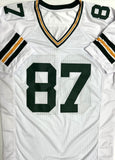 Packers Receiver ROMEO DOUBS #87 Signed Custom Replica White Jersey AUTO - BAS