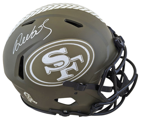 49ers Deebo Samuel Signed Salute To Service Full Size Speed Proline Helmet Fan