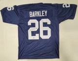 SAQUON BARKLEY SIGNED AUTOGRAPHED CUSTOM XL COLLEGE STYLE JERSEY BECKETT QR