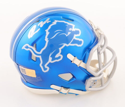 Brock Wright Signed Detroit Lions Speed Mini Helmet (JSA COA) Ex-Notre Dame T.E.