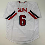 Autographed/Signed Tony Oliva Minnesota White Jersey Beckett BAS COA