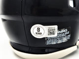 Nico Collins Signed Houston Texans Blue Speed Mini Helmet Beckett Wit
