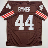 Autographed/Signed Earnest Byner Cleveland Brown Football Jersey JSA COA