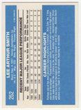 Lee Smith Signed Cubs 1982 Donruss Rookie Baseball Card #252 - (SCHWARTZ COA)