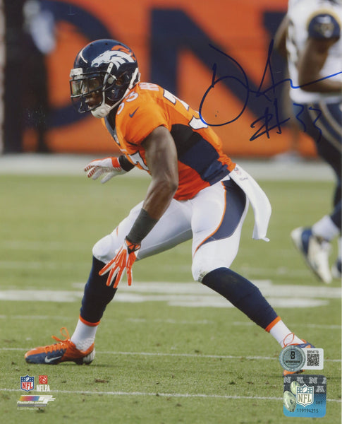 Broncos Duke Ihenacho #33 Authentic Signed 8x10 Photo Autographed BAS #BR54779
