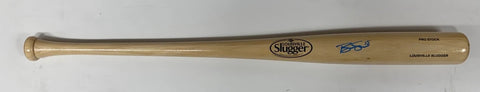 Brewers BEN SHEETS Signed Louisville Slugger Blonde Bat AUTO - BAS