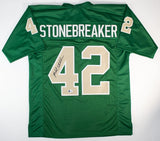 Mike Stonebreaker Signed Notre Dame Fighting Irish Jersey (Beckett) 2023 C.F HOF
