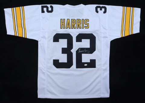 Franco Harris Signed Pittsburgh Steelers Jersey (TSE COA) 4xSuper Bowl Champ /RB