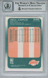 Magic Johnson Signed 1988-89 Fleer #67 Trading Card Beckett 10 Slab 37817
