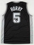 Robert Horry Signed Spurs Jersey (Beckett) San Antonio 7xNBA Champion / Forward