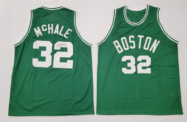 Kevin McHale Autographed Boston Celtics Green Pro Style Jersey Beckett Witness