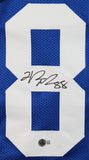 Hakeem Nicks Authentic Signed Blue Pro Style Jersey Autographed BAS