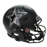 Tony Dorsett Autographed Cowboys 2026 Salute to Service Speedflex Helmet Beckett
