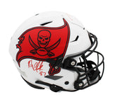 Tom Brady, Rob Gronkowski Signed Tampa Bay Buccaneers SpeedFlex Lunar NFL Helmet
