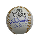 Autographed/Signed Dale Murphy 5x GG Gold Glove ROML Baseball Beckett BAS COA