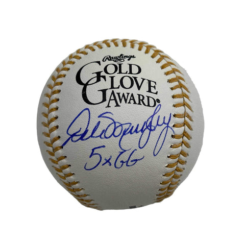 Autographed/Signed Dale Murphy 5x GG Gold Glove ROML Baseball Beckett BAS COA